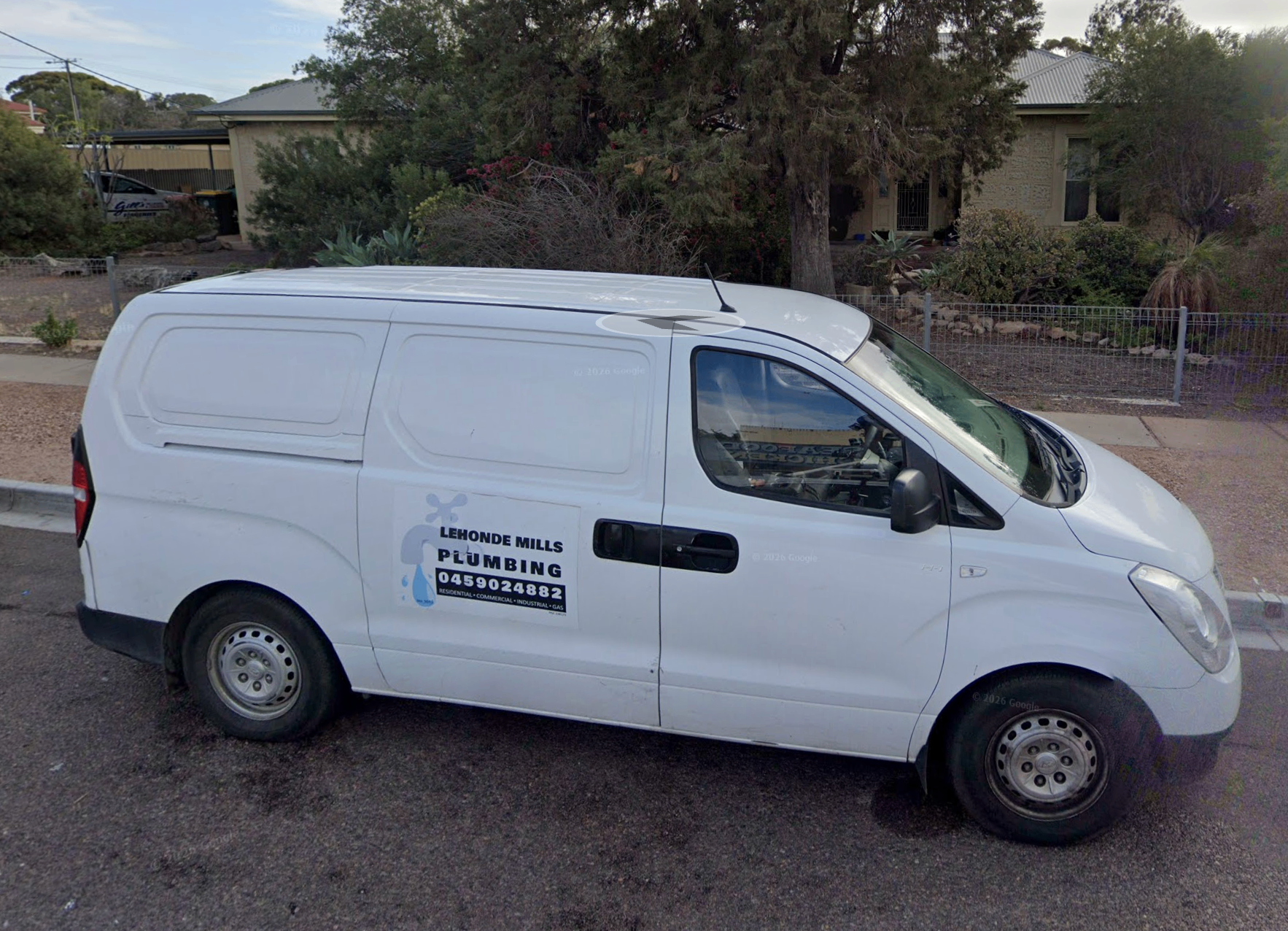Lehonde Mills Plumbing van — servicing Port Augusta and the Spencer Gulf
